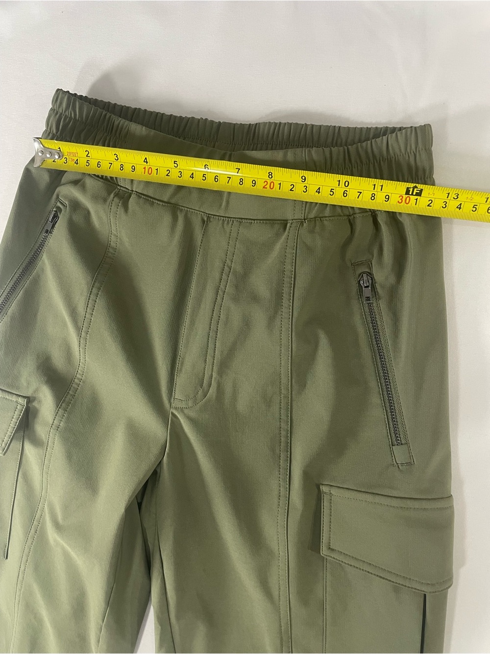 Mondetta Olive Green Wide-Leg Cargo Pants - Picture 10 of 14